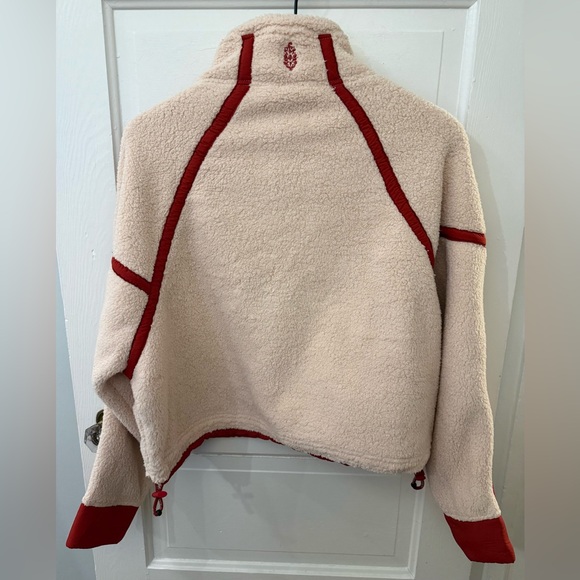 Free People Mountain High Half Zip Fleece Ballet Slipper Combo XS - Picture 5 of 11